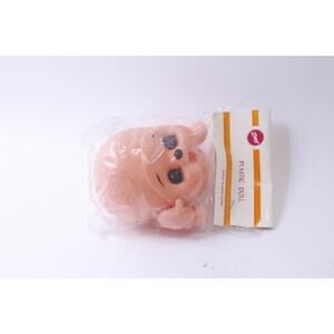 Zims, Doll Head, Moncchichi Plastic Doll Part, Doll Making, Craft